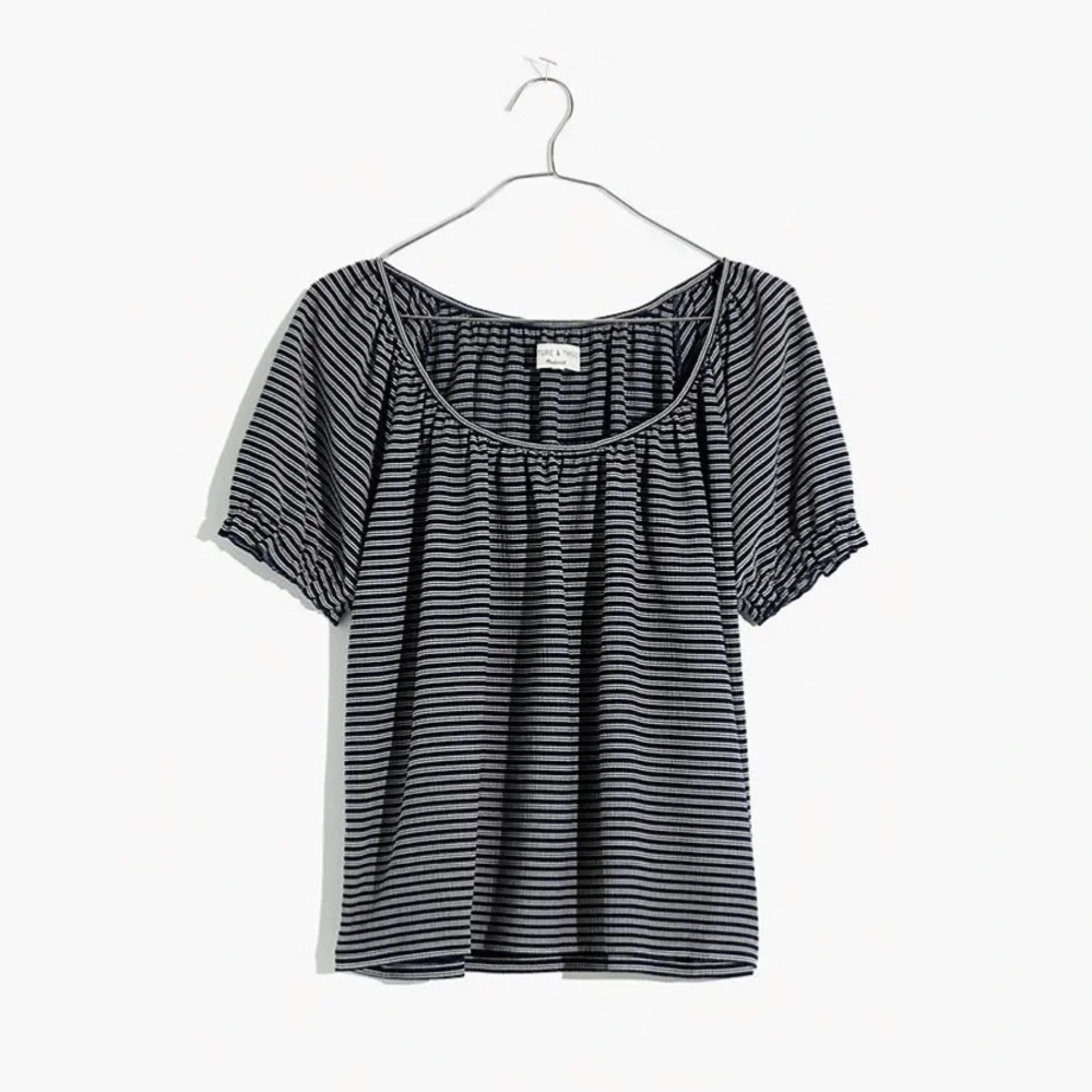 Madewell Texture & Thread Peasant Boho shirt shirt sleeve size XL